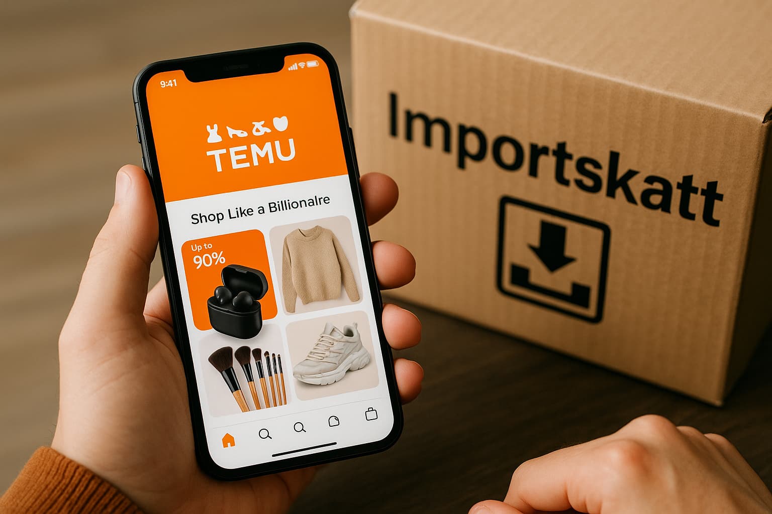 Temu importskatt – Så fungerar tull och moms när du handlar på Temu