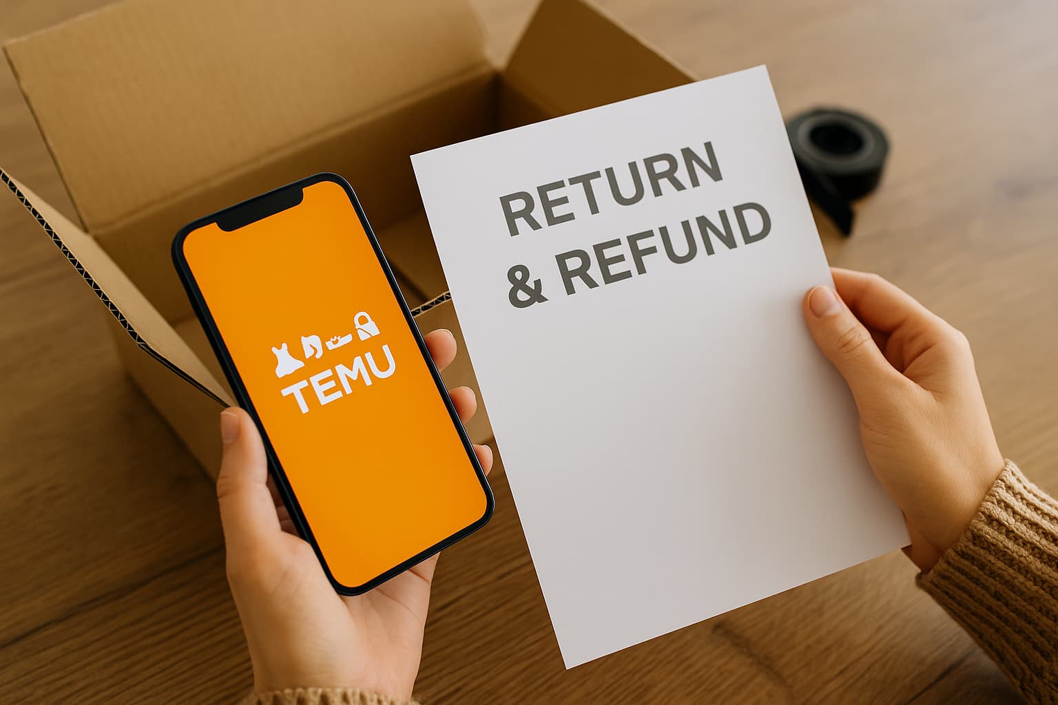 Temu retur och återbetalning – komplett guide för 2025